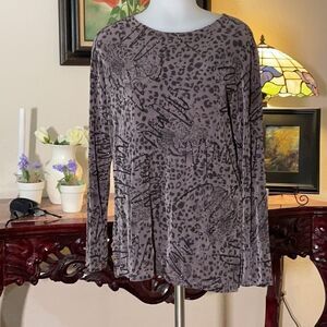 Caviar vintage Animal print top.